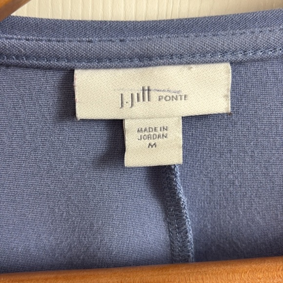 J. Jill Ponte 3/4 Length Sleeve Top Dusty Blue Size M - Picture 5 of 8